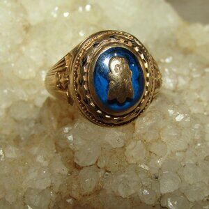 Vintage BJK 10kt YG Insignia Ring